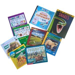 Lot of 9 Science Nature Experiment Animal Educational Homeschool Classroom Learn